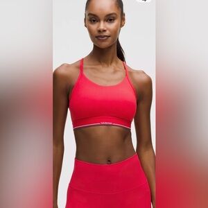 lululemon Flow Y Mid-Support Bra Logo